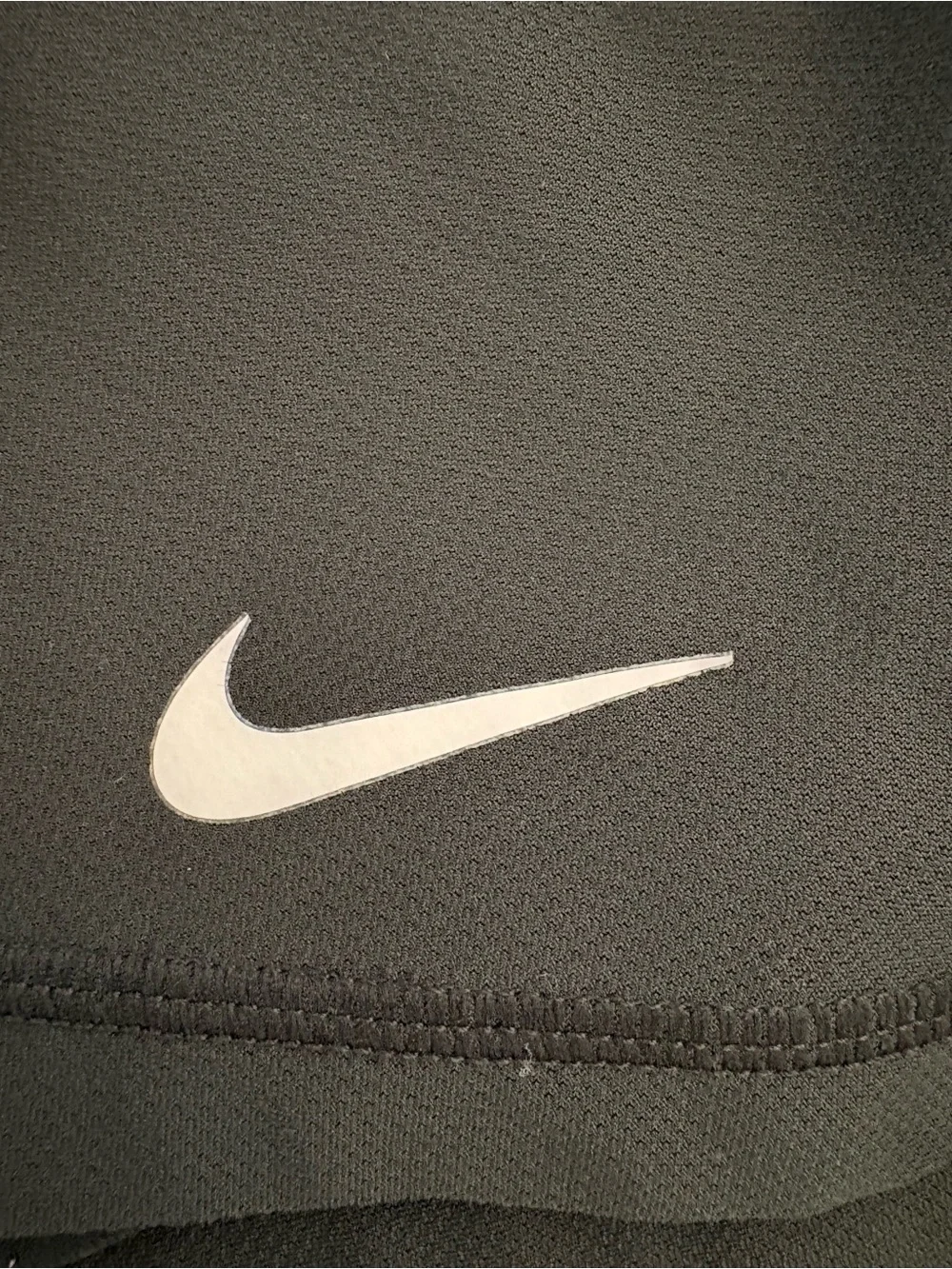 Nike Black Mini Skort with White Swoosh